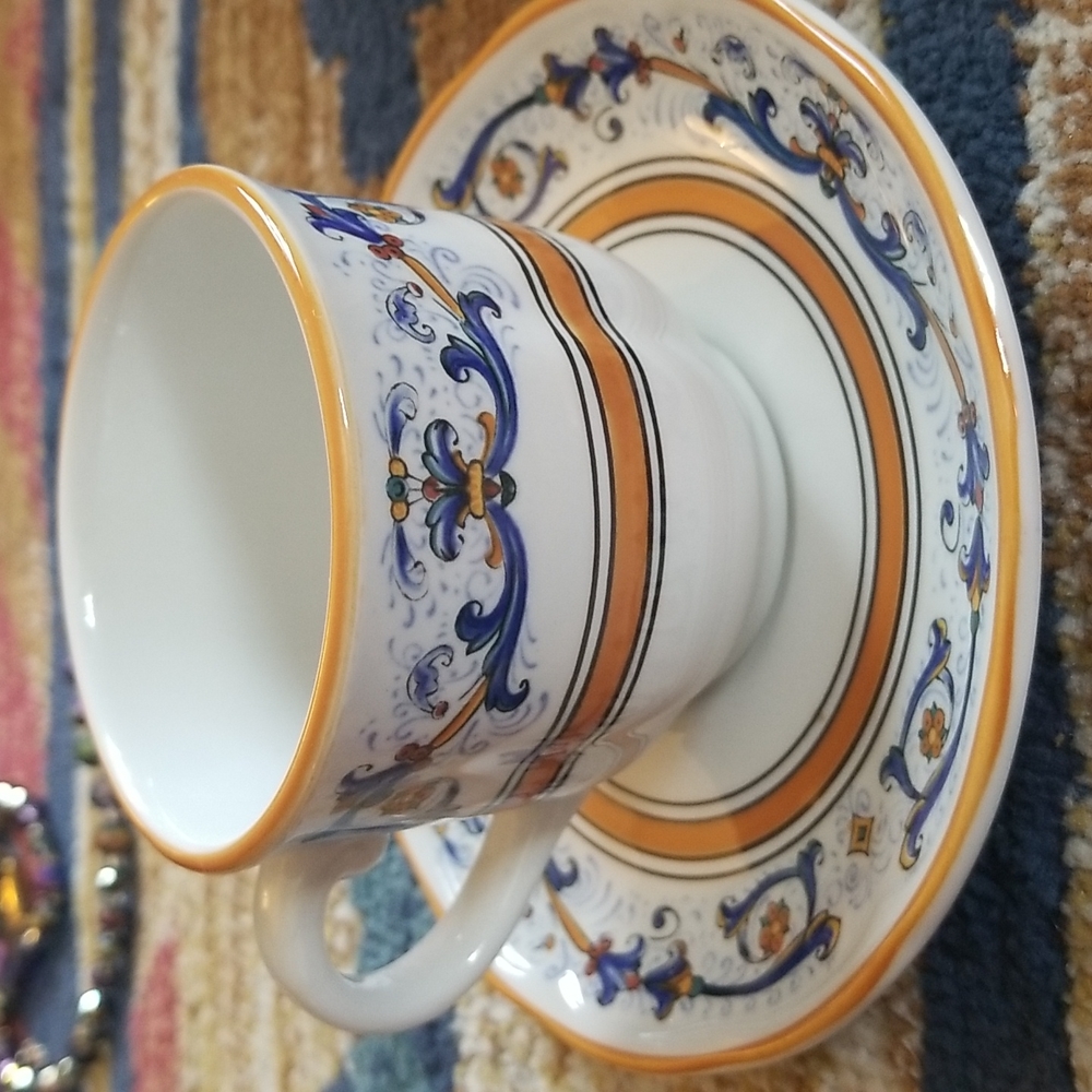 Elizabethan china teacup and saucer read Duraling England